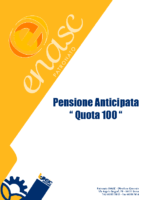 pensione anticipata quota 100